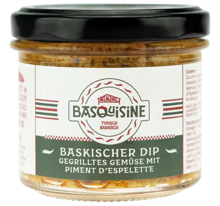 Baskischer Dip Gegrilltes Gemuese mit PE - Dips