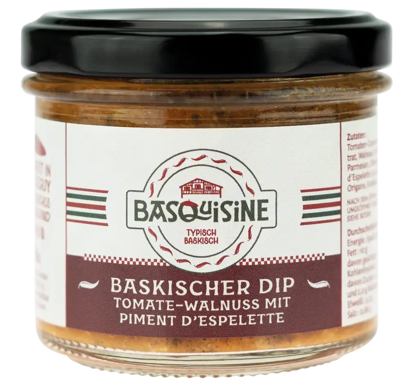 Baskischer Dip Tomate Walnuss mit PE - Dips