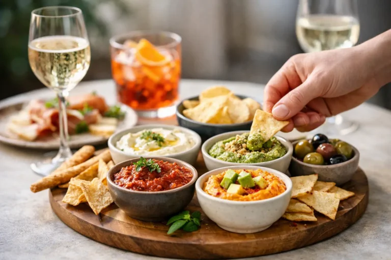 Welcher Dip passt zum Aperitif?