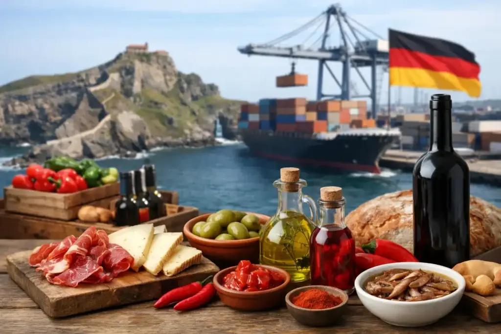 Baskische Lebensmittel im Import nach Deutschland